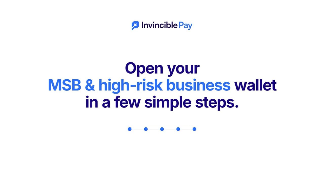 Video: Open your MSB and high-risk business wallet in a few simple steps
