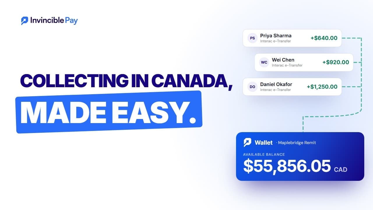 Video: how a remittance company collects every customer e-Transfer in one wallet