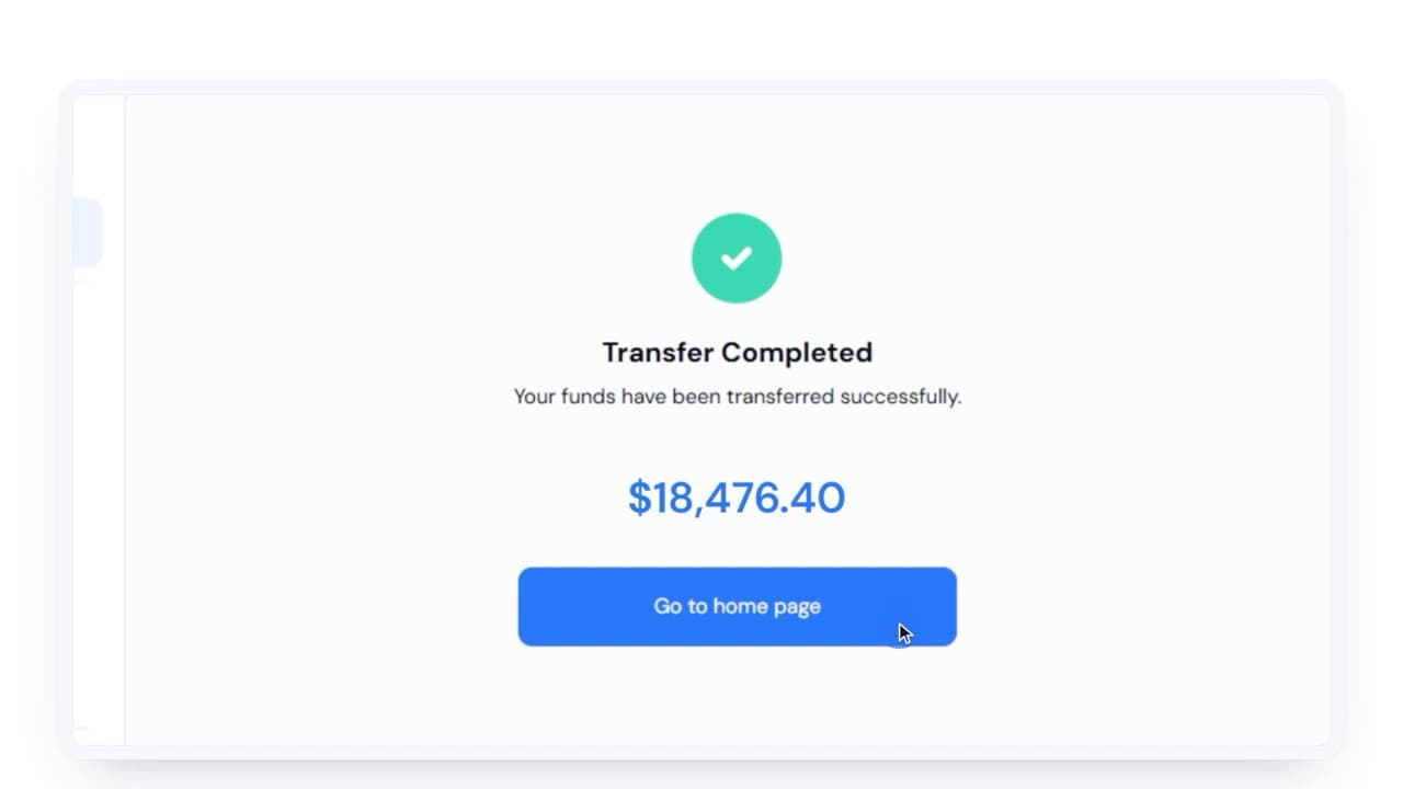 Video: How to Send an EFT from your Invincible Pay wallet, ending on the completed transfer